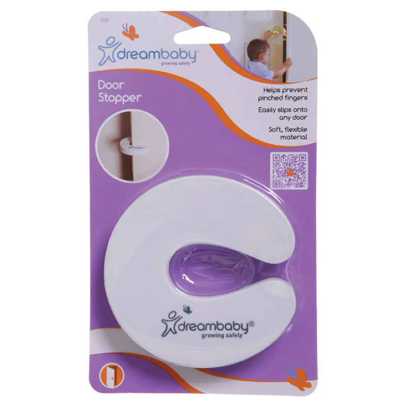 Dreambaby - Soft Foam Door Stopper - White