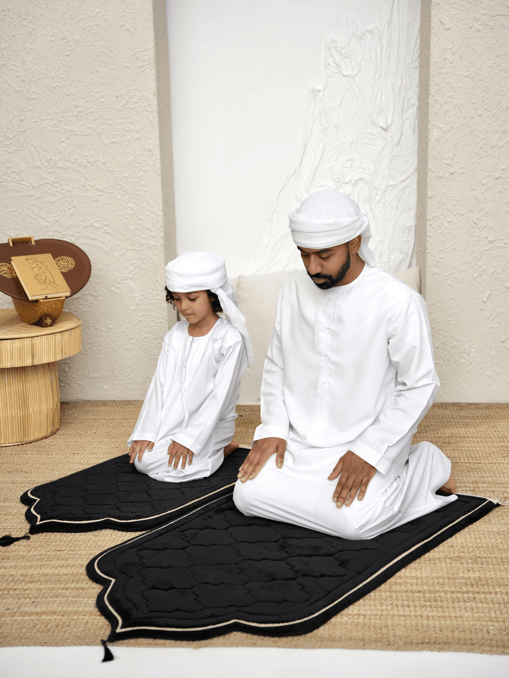 The Modest Company - Kids' Velvet Prayer Mat - Black