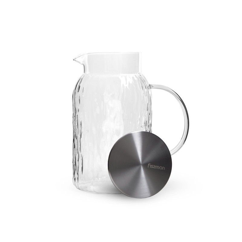 Fissman - Borosilicate Glass Jug With Filter - 1500 ml
