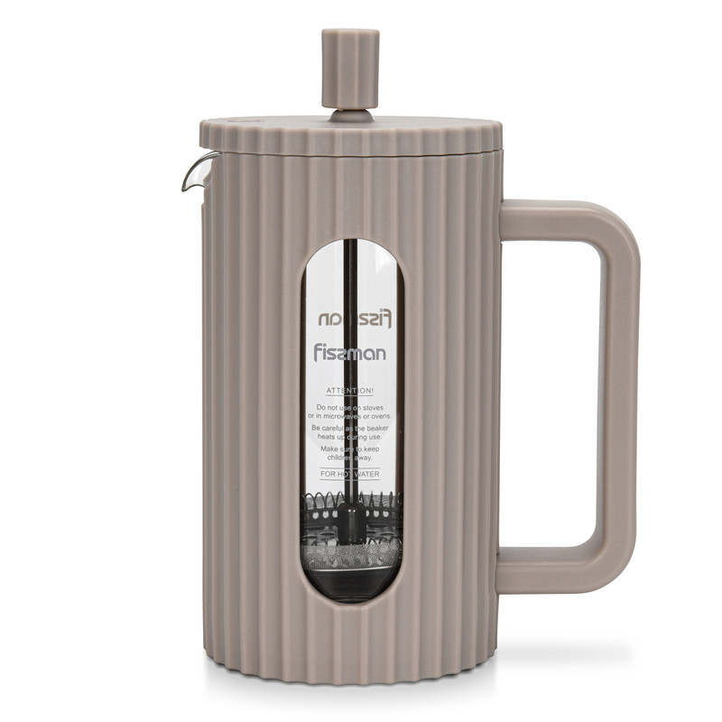 Fissman - Borosilicate Glass French Press Coffee Maker - 600ml