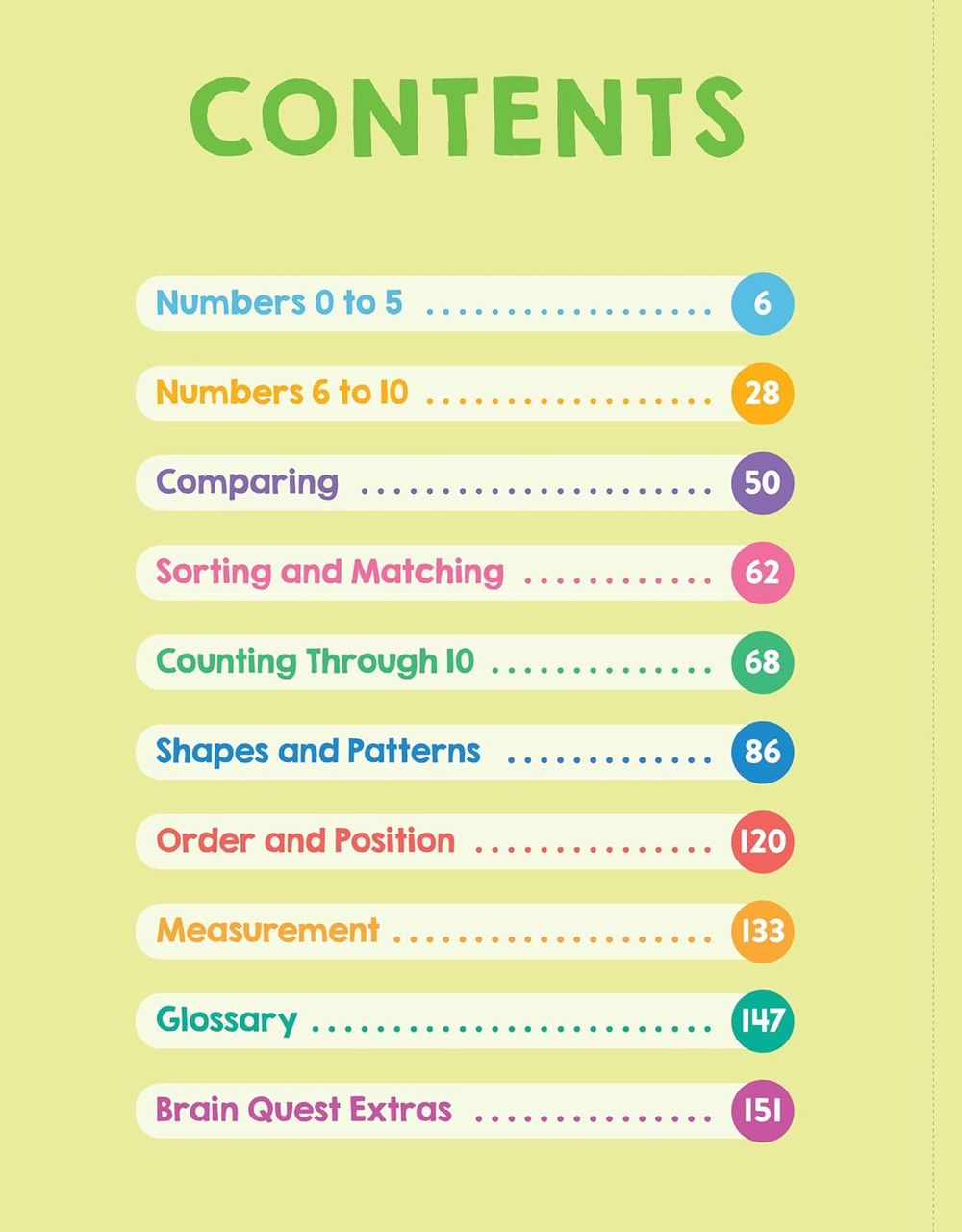 Math Workbook: Pre-Kindergarten