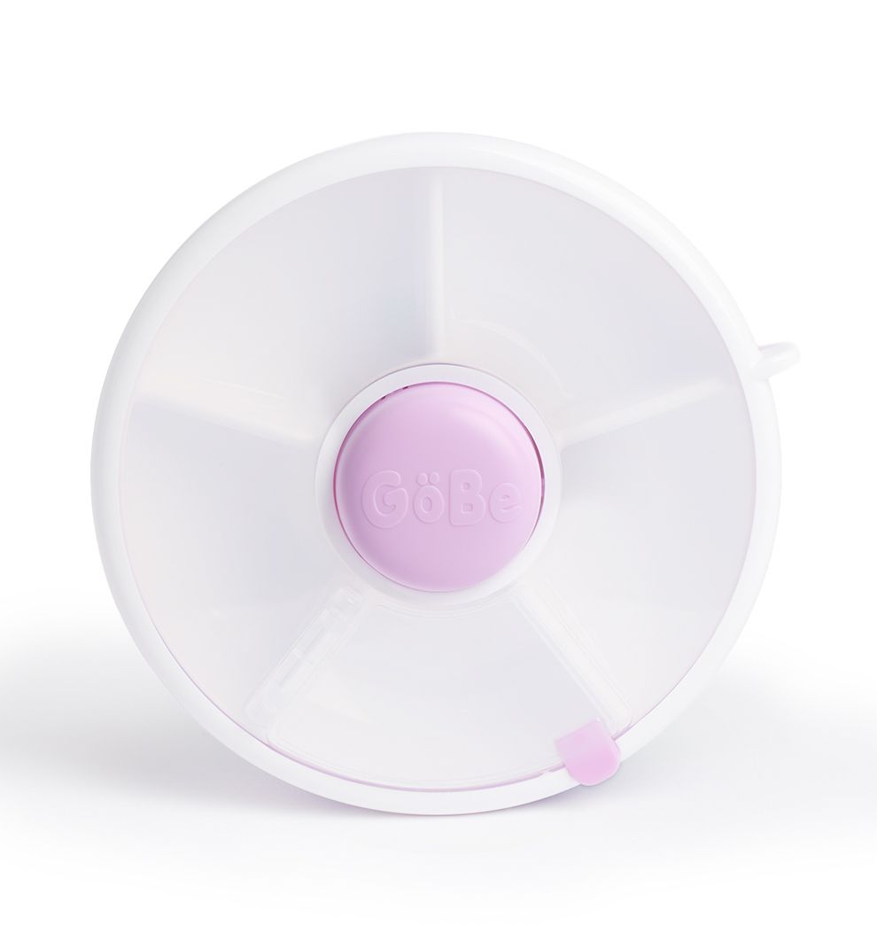 Gobe - Snack Spinner - 5 Compartment - Taro Purple