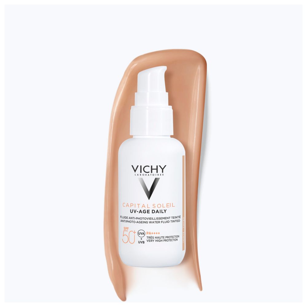 فيشي - بخاخ ماء واقي الشمس للوجه بعامل حماية من الشمس50 كابيتال سولاي - 40 مل