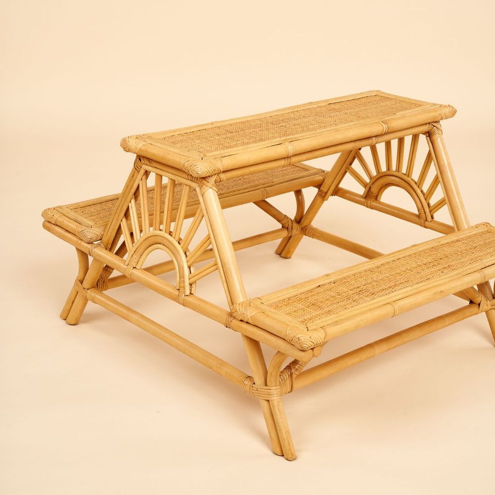 Natura Living - Kids Rattan Picnic Table