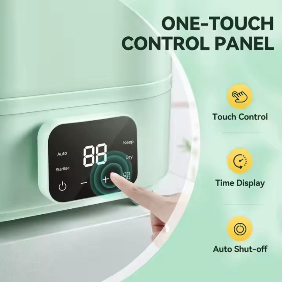 Echohaus - Electric Milk Bottle Sterilizer And Dryer - White