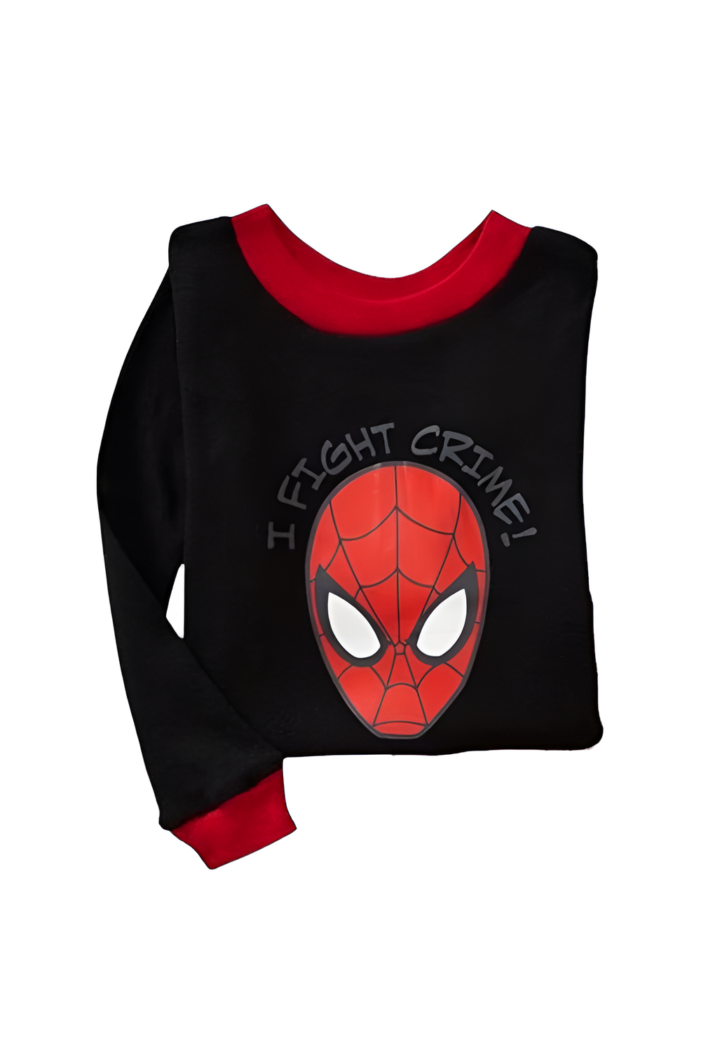 دانيال - طقم قطعتين - بلوزة وبنطلون بيجاما بطبعة سبايدي للأولاد - متعدد الألوان