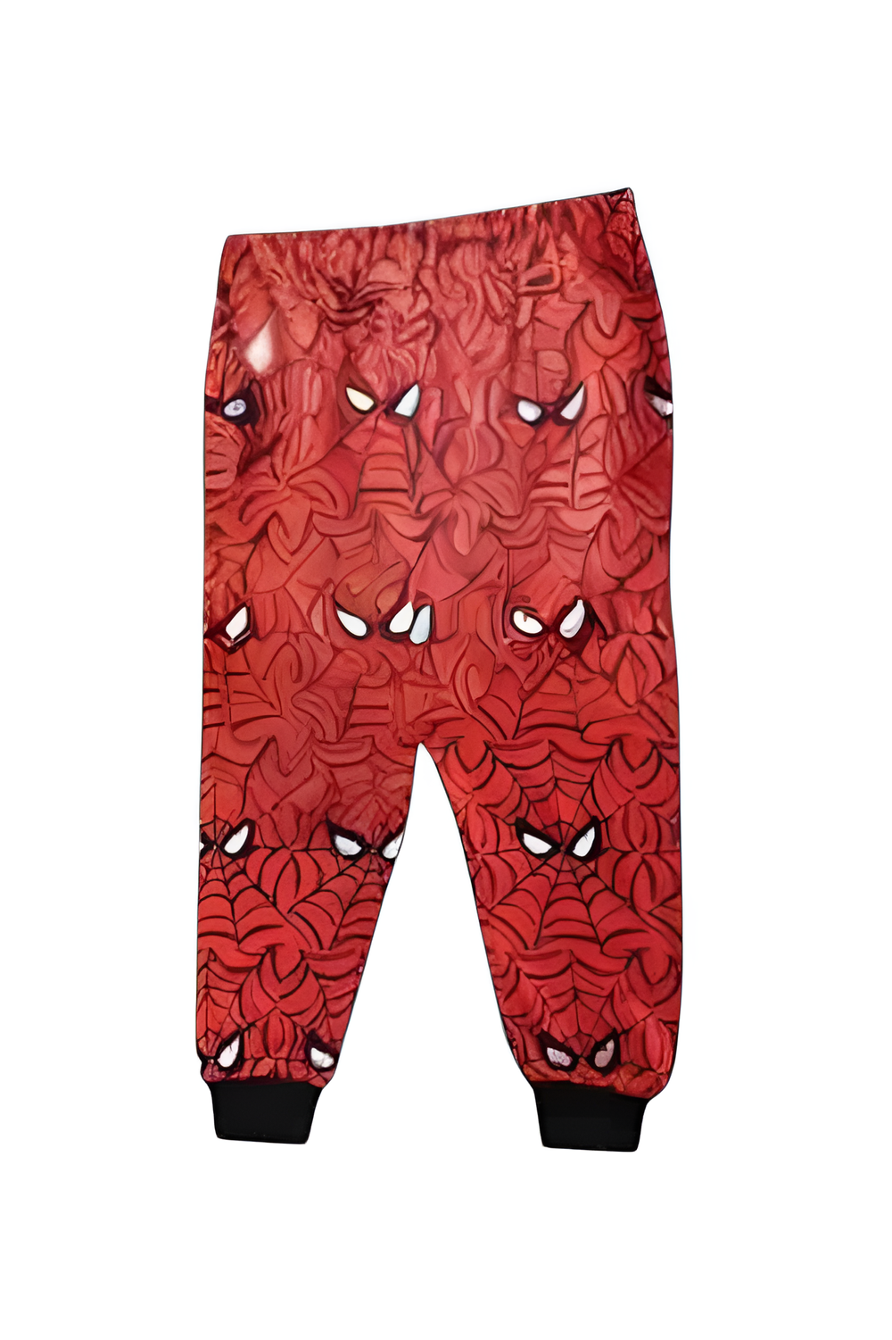 Daniel - 2pc-Set - Boy's Spider Web Printed Pyjama Top And Pants - Red