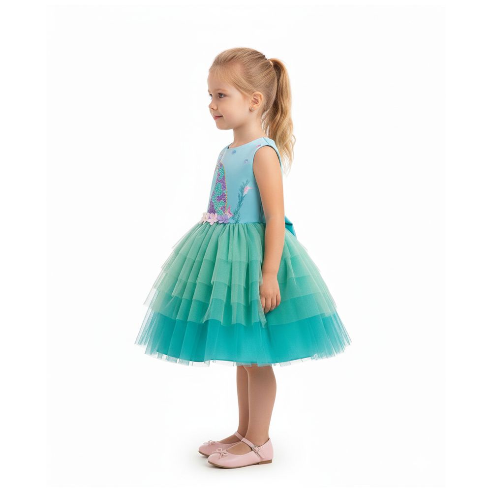 دي'دانييلا - فستان حورية بحر - أزرق