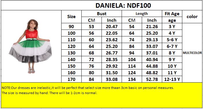 D' Daniela - UAE National Day Flag Dress