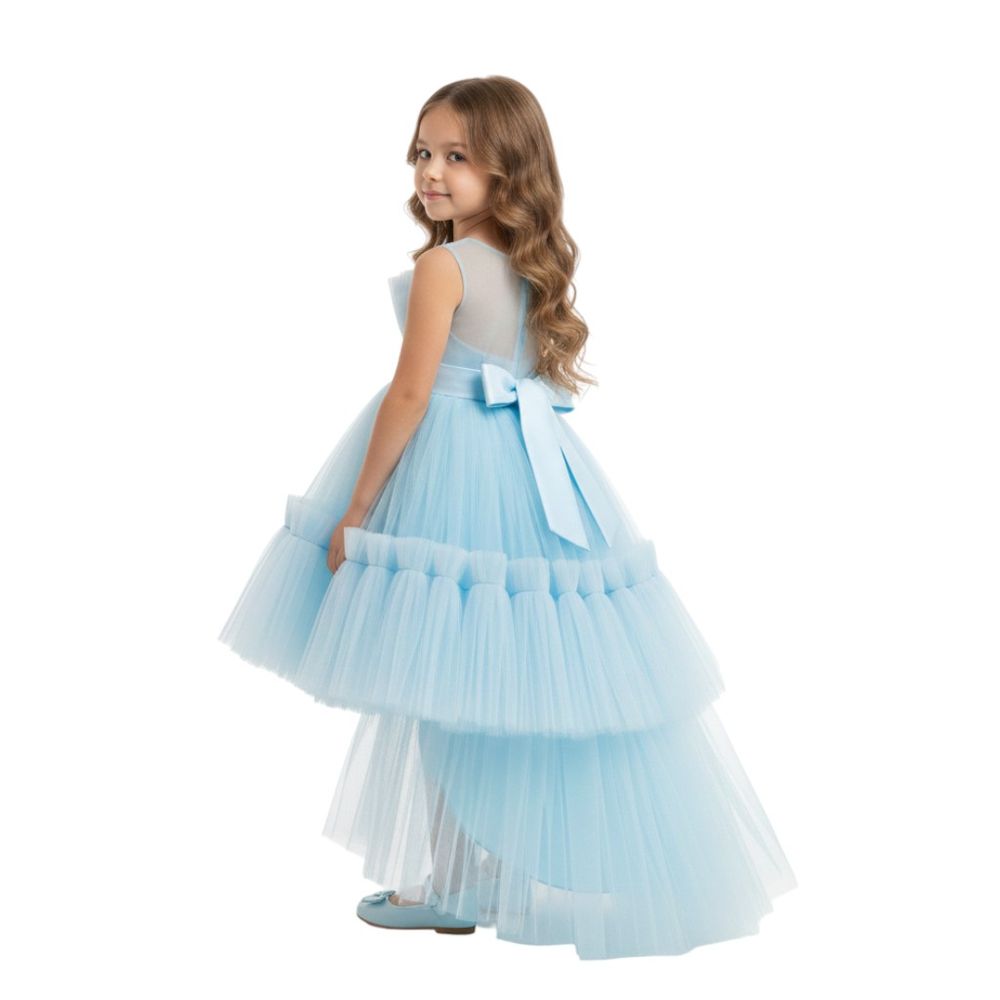 بيداني - فستان النجمة النبيلة للبنات - أزرق
