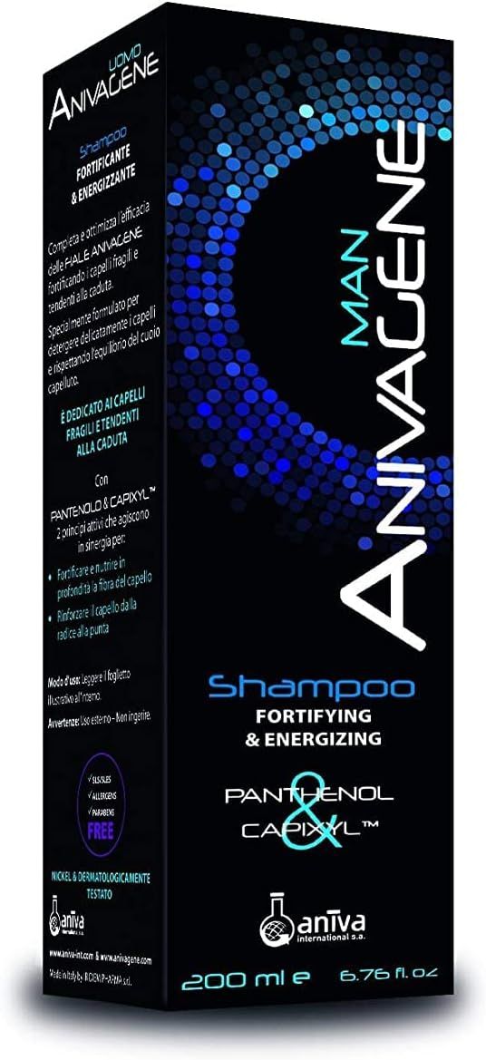 أنيفاجين - شامبو مقوي ومنشط للشعر للرجال - 200 مل