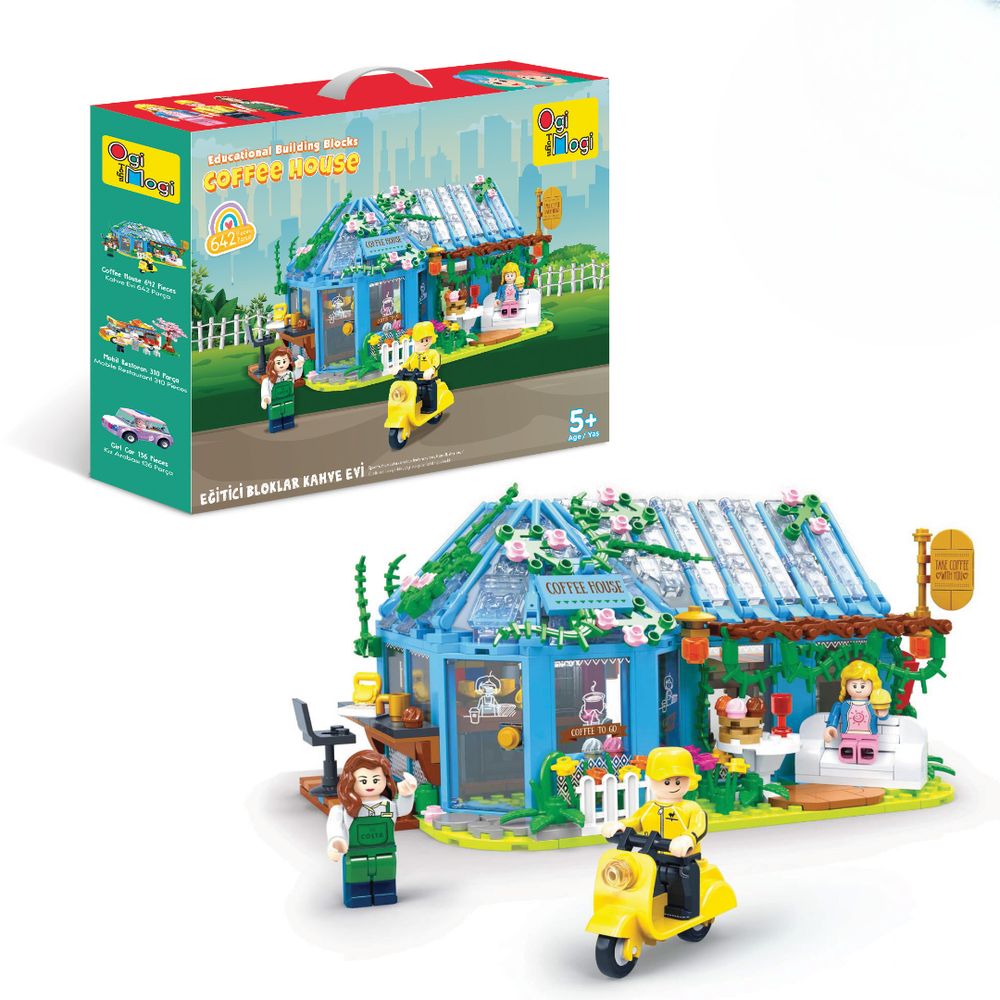 Ogi Mogi - Educational Building Blocks - Coffee House - 642 Pcs