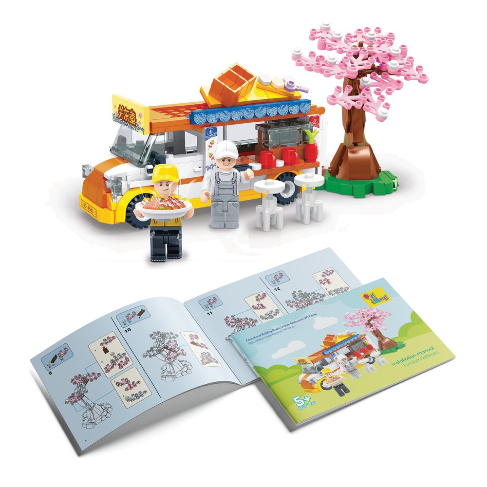 Ogi Mogi - Educational Building Blocks - Mobile Restaurant - 310 Pcs