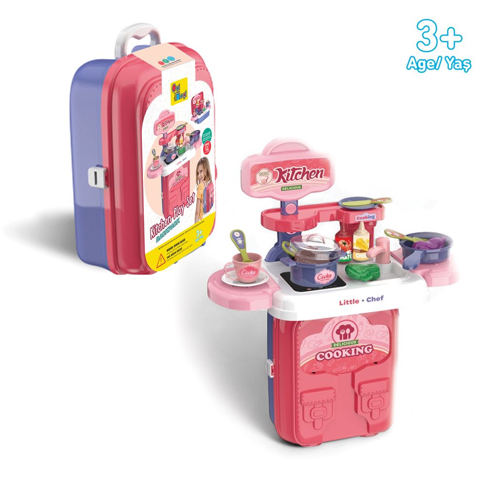 Ogi Mogi Toys - Kitchen Play Set 2in1 For Kids