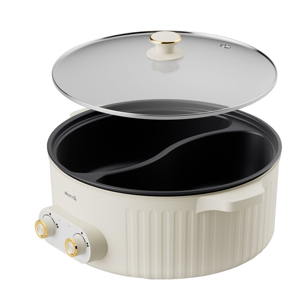 Deerma - Multifunctional Electric Pot Cooker - Beige - 6 L