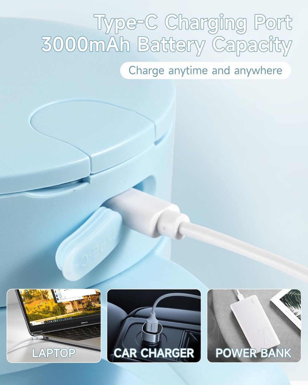 Bomidi - Portable Blender - Blue - 450 ml