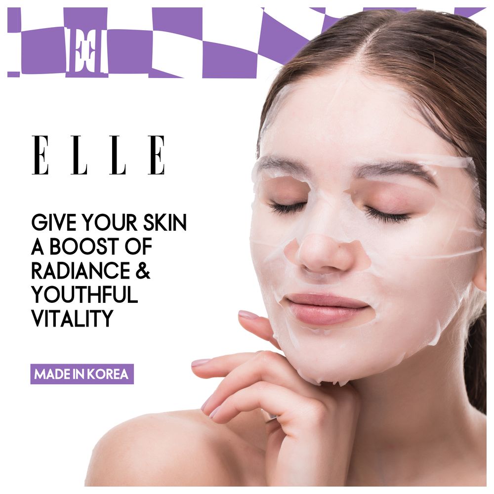Elle - Youth Boosting Serum Mask - Pack of 4