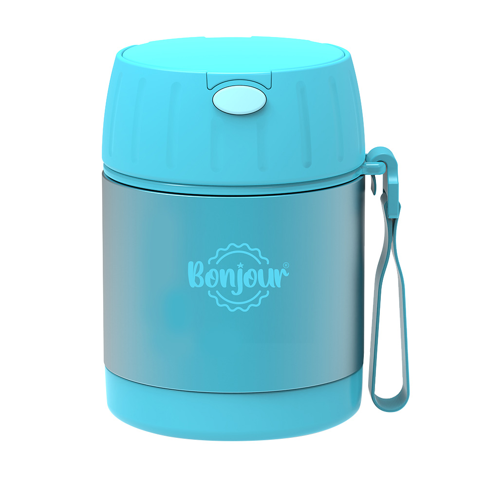 Bonjour - Insulated Food Jar - Blue - 300 ml