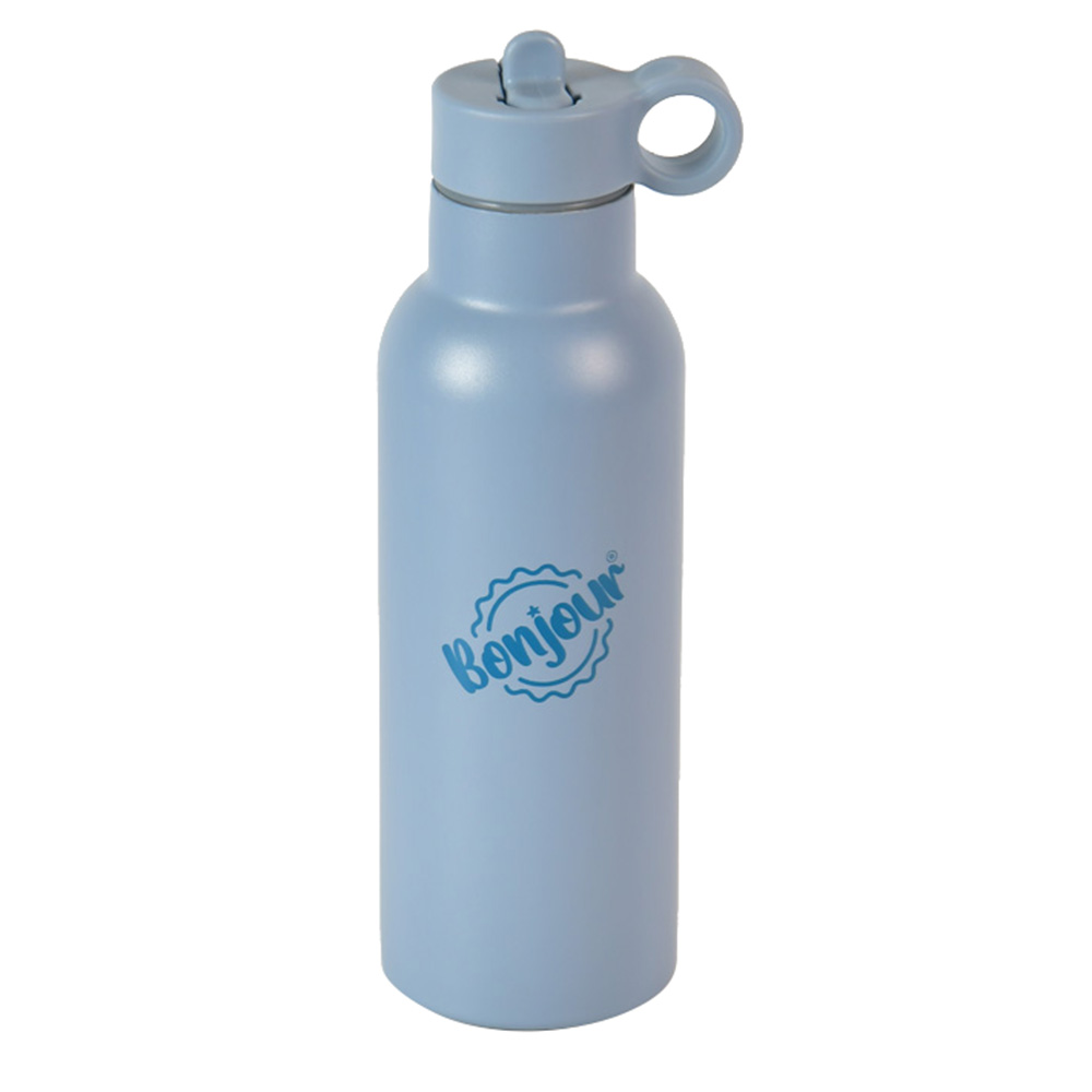 Bonjour - Sip Box Premium Insulated Water Bottle - Light Blue - 500 ml