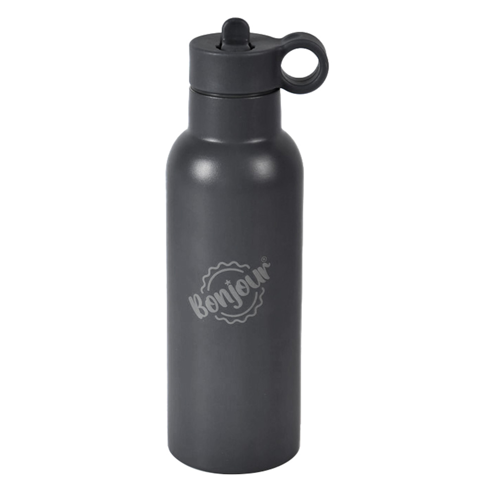Bonjour - Sip Box Premium Insulated Water Bottle - Black - 500 ml