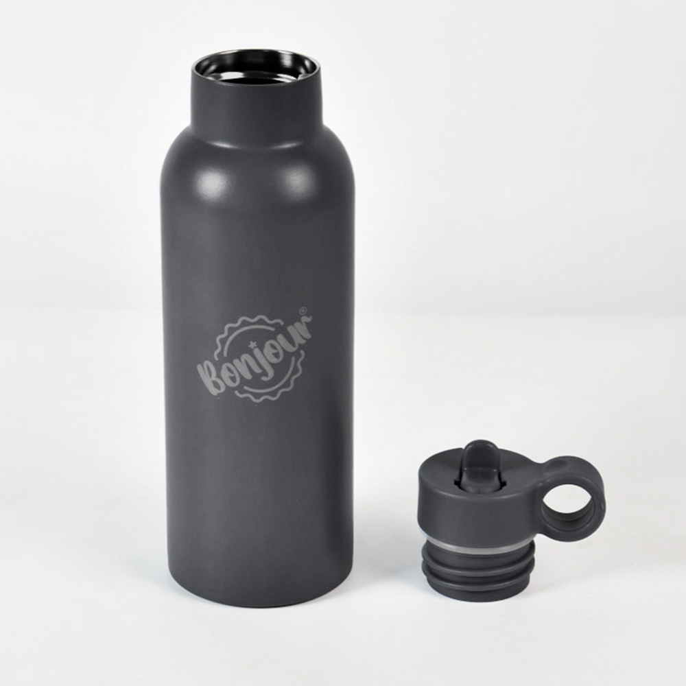 Bonjour - Sip Box Premium Insulated Water Bottle - Black - 500 ml
