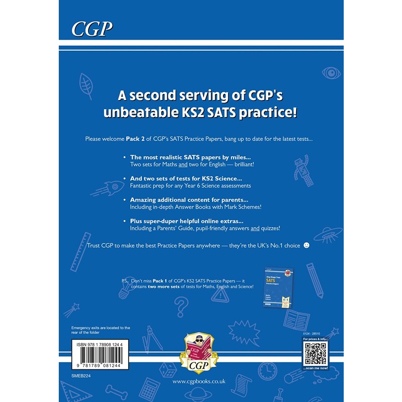 مجموعة أوراق تدريبية كاملة لاختبارات ساتس للمرحلة الأساسية الثانية: العلوم والرياضيات واللغة الإنجليزية