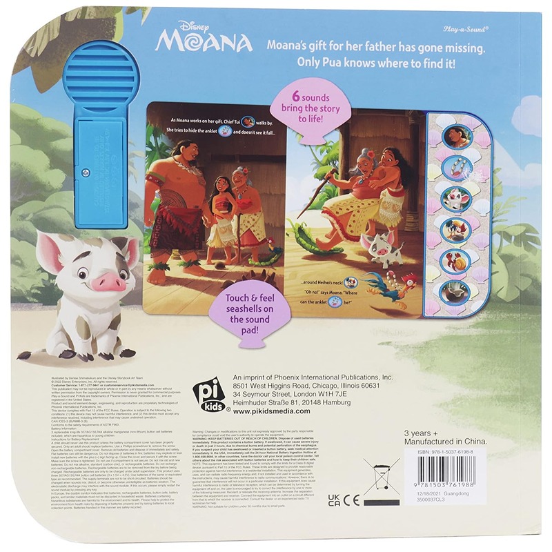 Moana Pua Saves The Day Sound Book