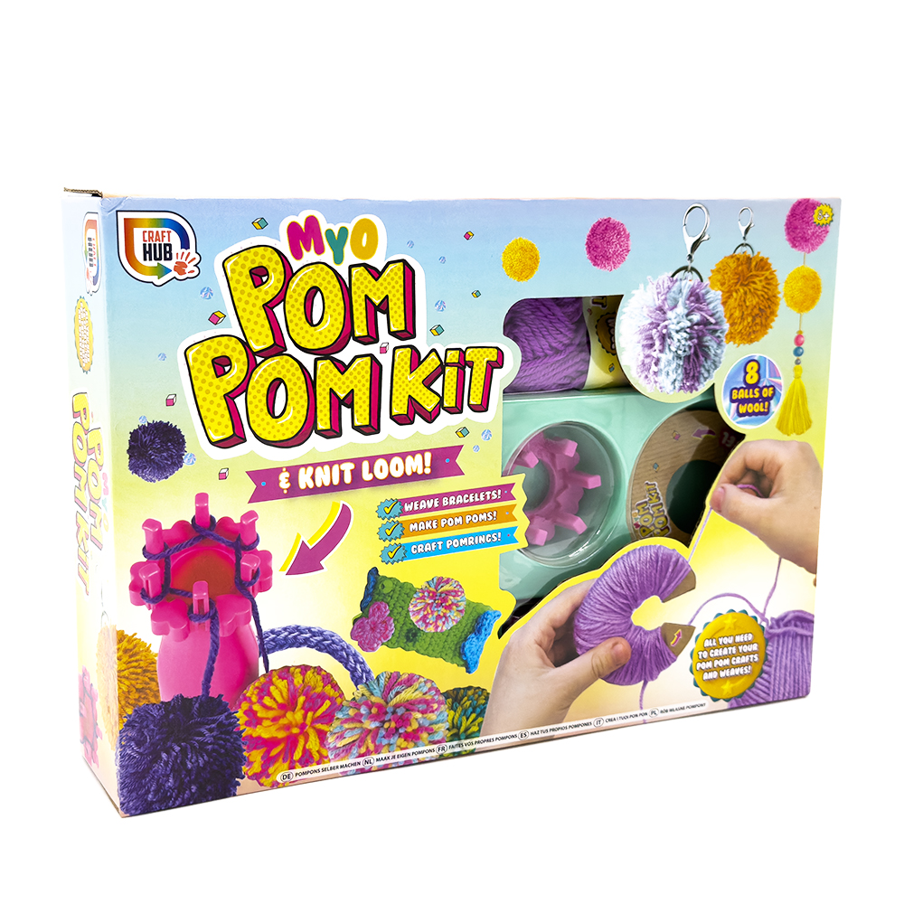 RMS - Make Your Own Pom Pom Kit & Knit Loom