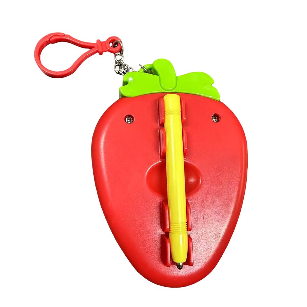Galaxy Toys - Magnetic Drawing Board Keychain - Strawberry - Red