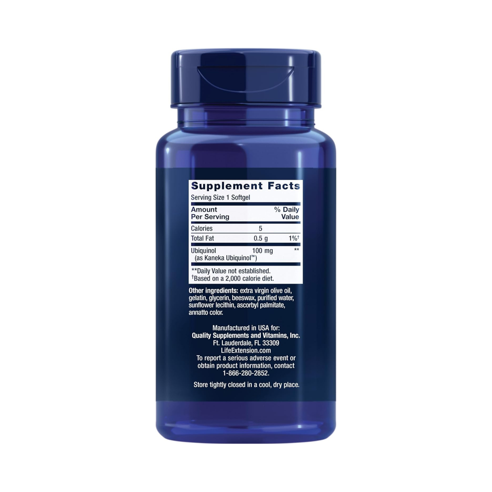 Life Extension - Super Ubiquinol CoQ10 100 mg - 60 Softgels