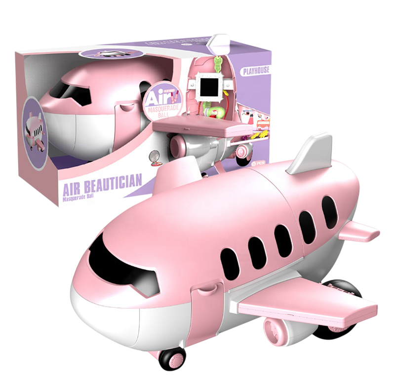 Amsham - Children’s Pretend Play Makeup Kit - Aeroplane
