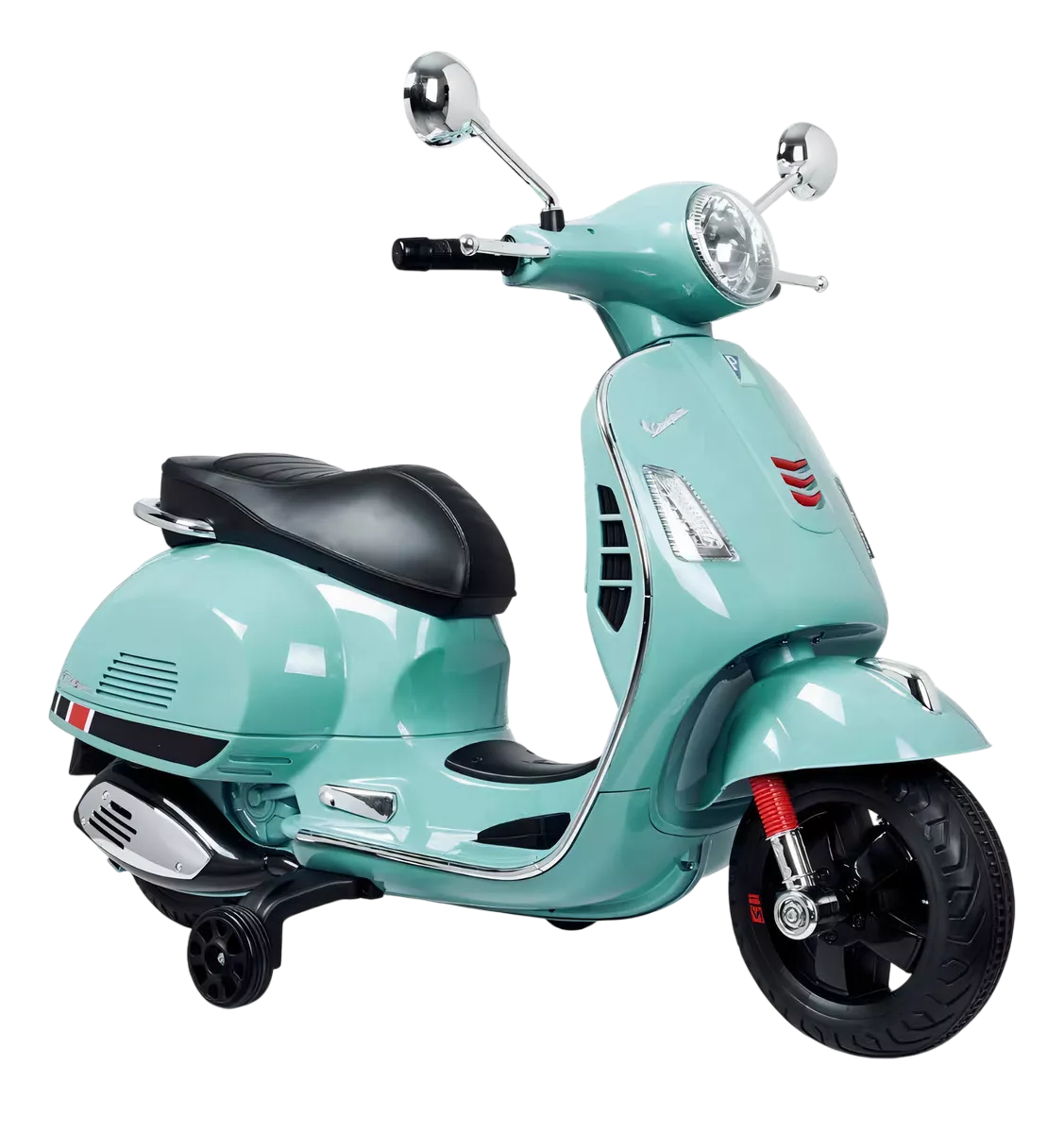 Amsham - Vespa Electric Kids Ride On Scooter 12V - Green