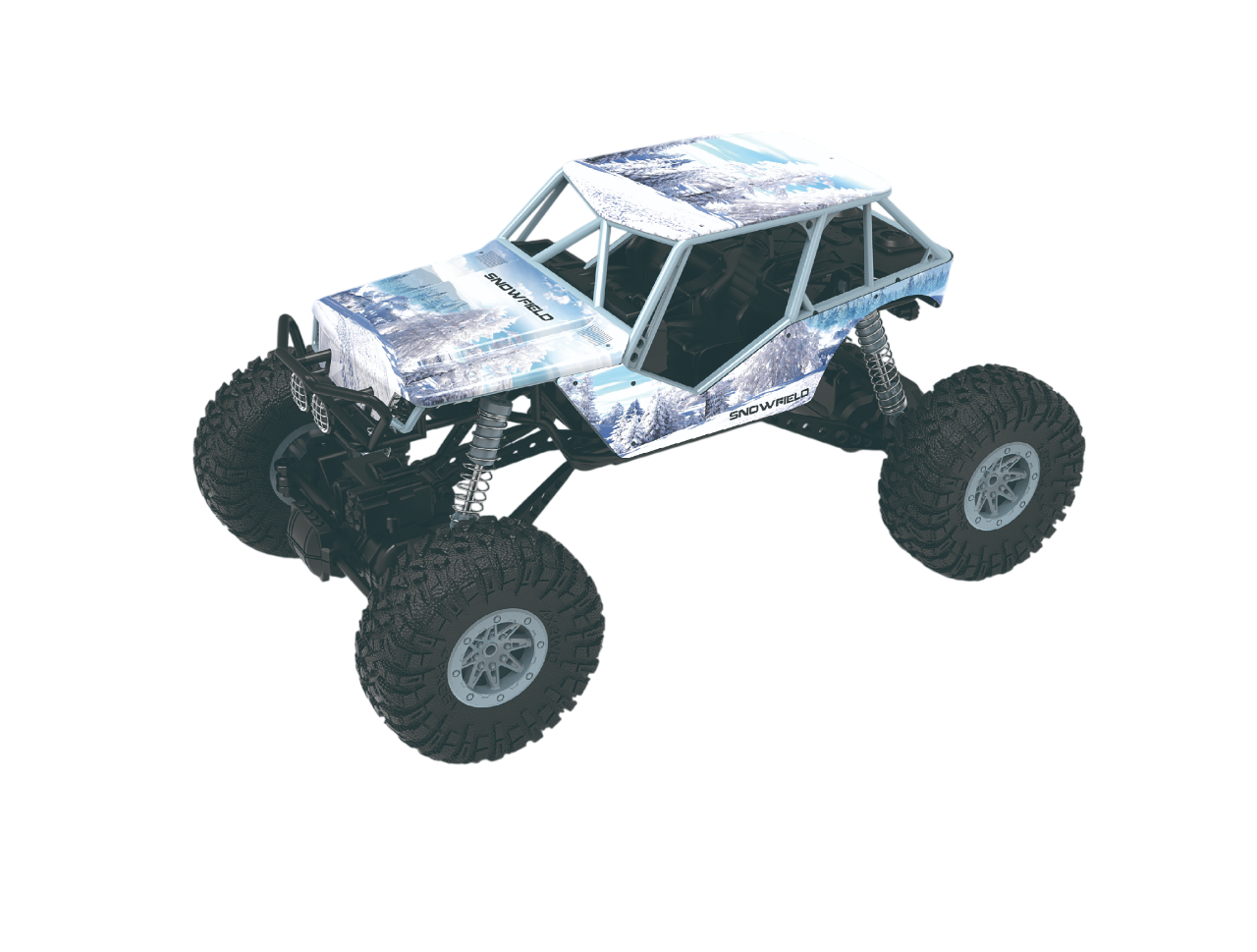 أمشام - سيارة رالي صحراوية للتحكم عن بعد بمقياس 1:10 - أزرق