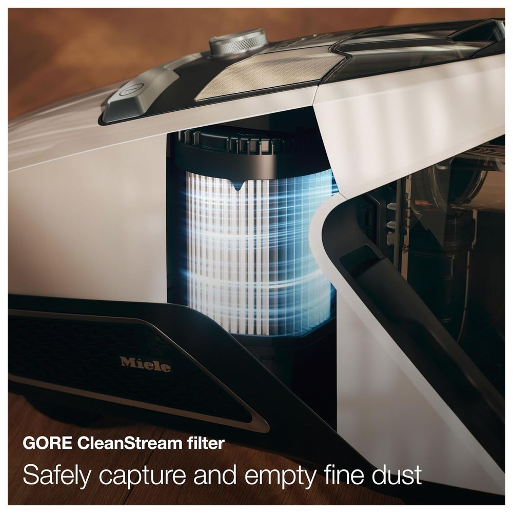 ميلي - مكنسة كهربائية بدون كيس - رمادي جرافيت - 890 واط