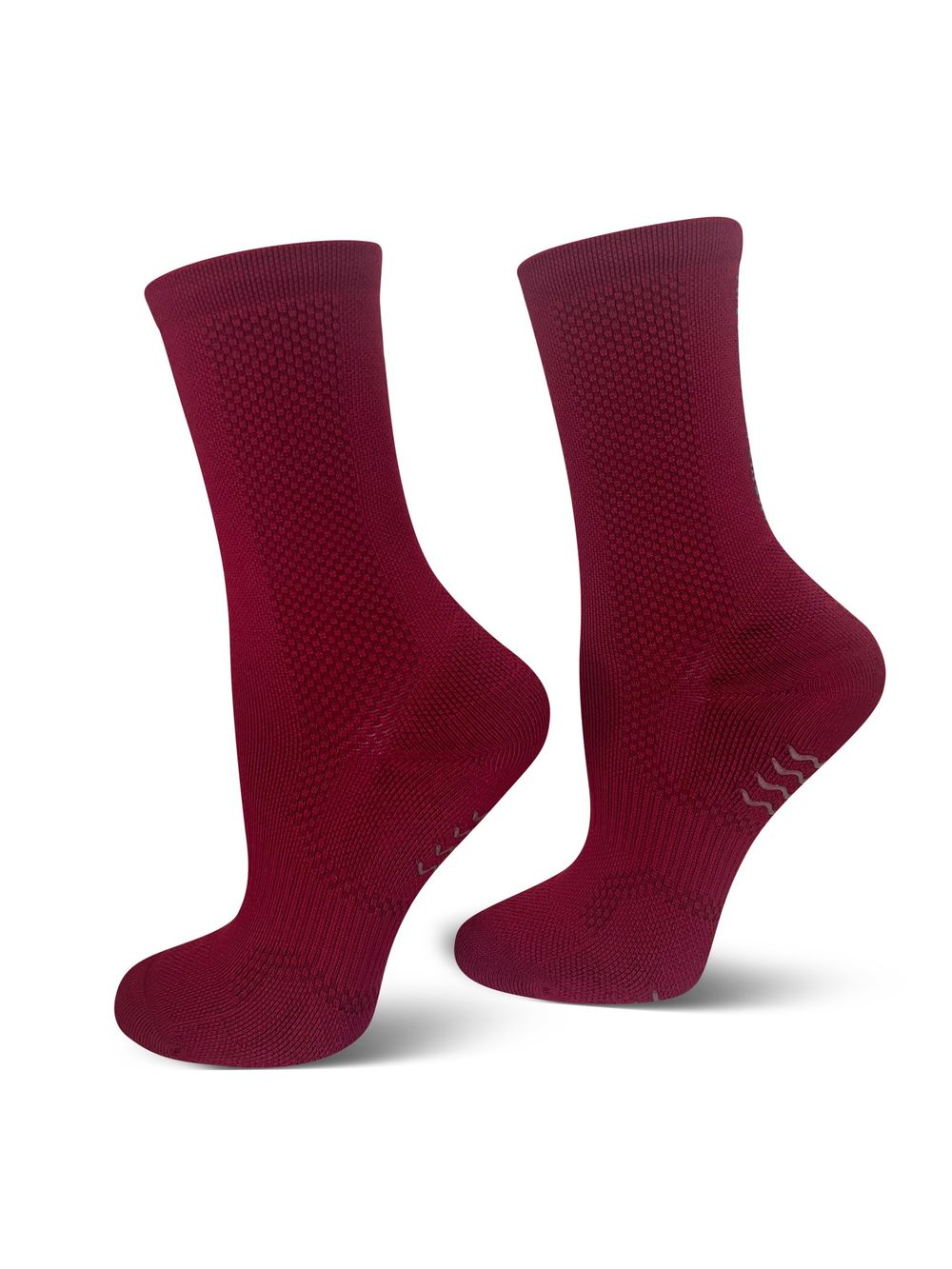 The Ido Movement - Kids' Dance Grip Socks - Raspberry Red