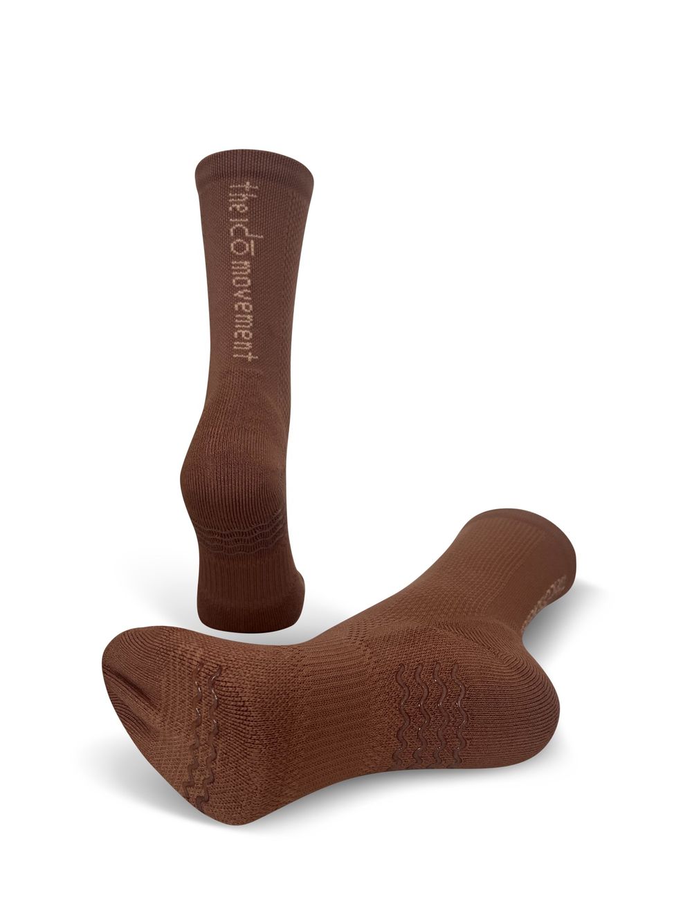 The Ido Movement - Kids' Dance Grip Socks - Mocha