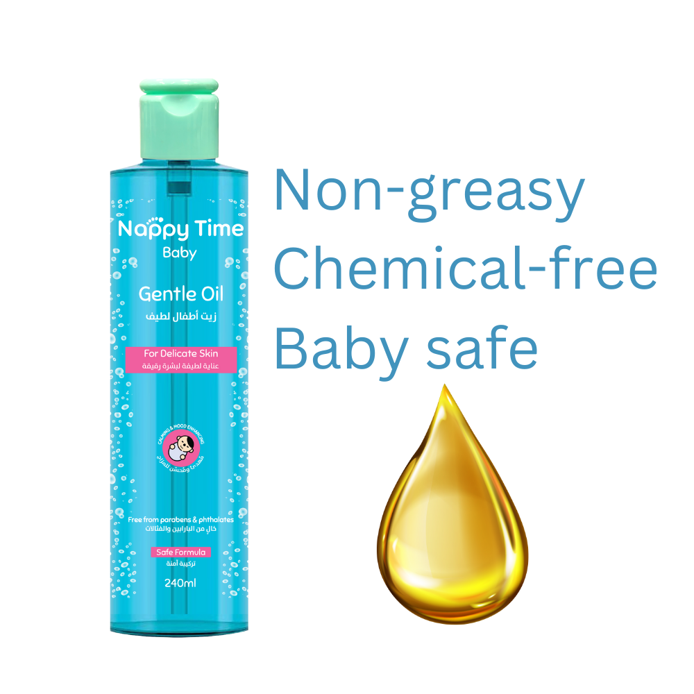 Nappy Time - Baby Oil - 240 ml