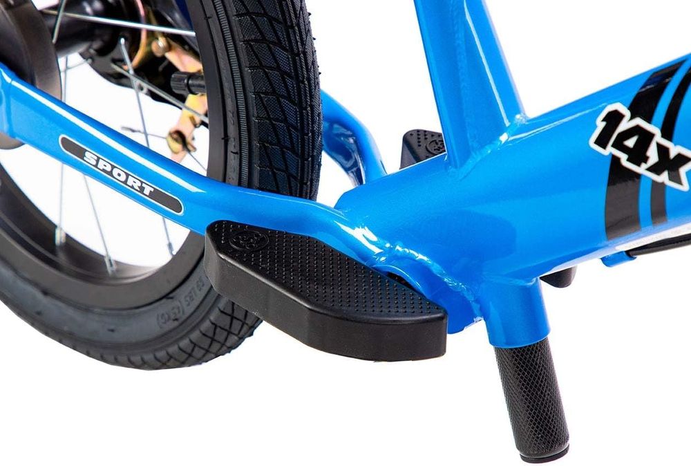 Strider - 14x Kids Balance Bike - No Pedal Training Bicycle - Blue