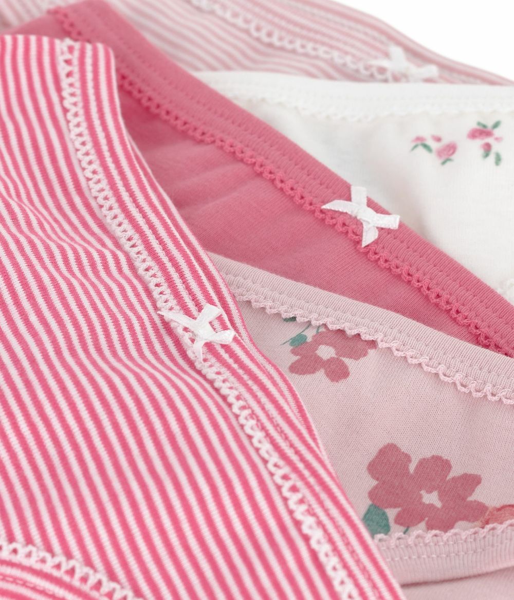 Petit Bateau - 5pc-Set - Girl's Cotton Briefs - Multicolor