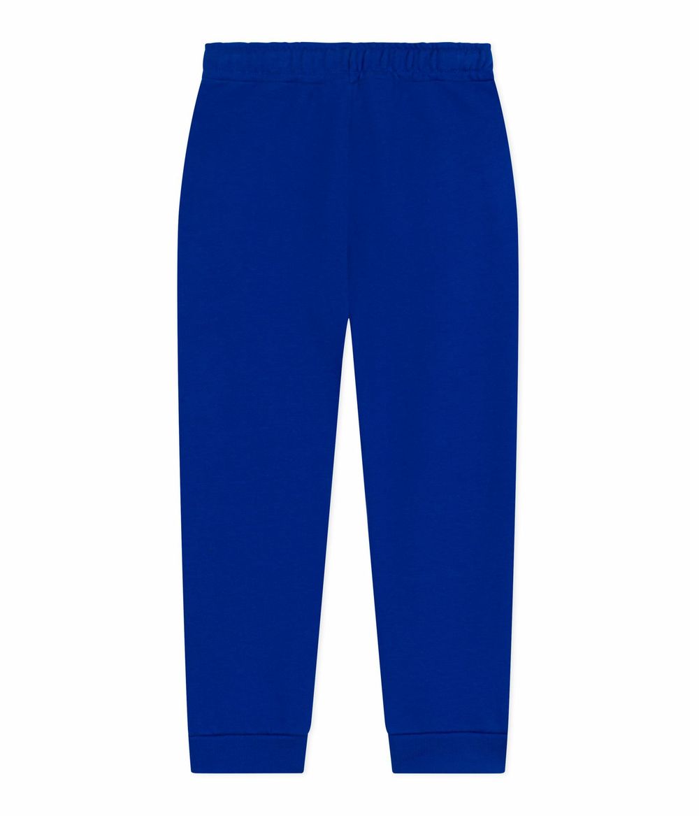 Petit Bateau - Boy's Jogging Bottoms In Plain Cotton - Olympic