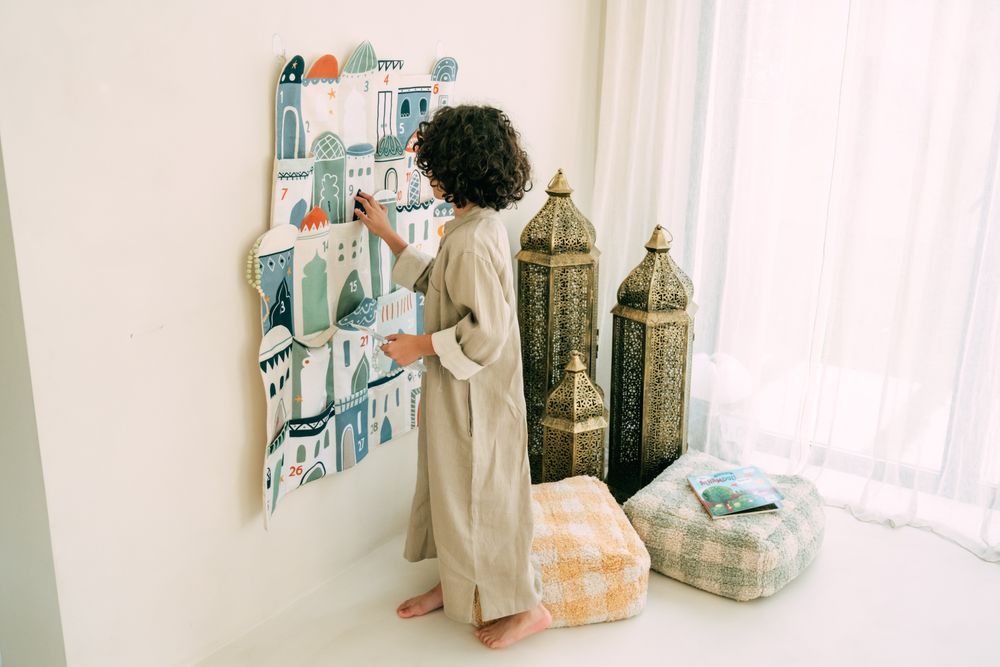 Maison Tini - Full Sleeves Linen Thobe - Dark Beige