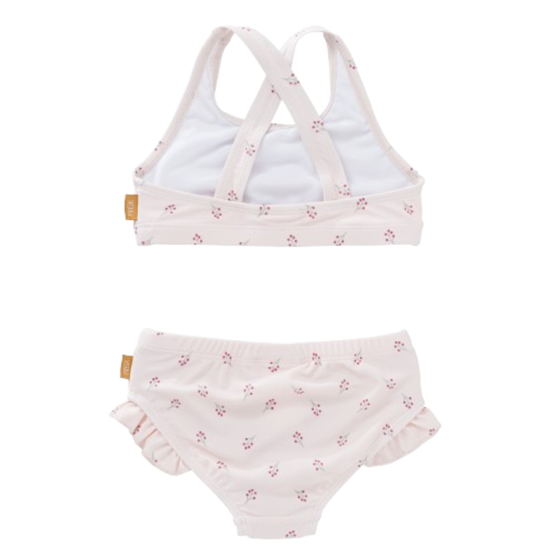 Fresk - 2pc-Set - Girl's Berry Printed UV Bikini - Cream