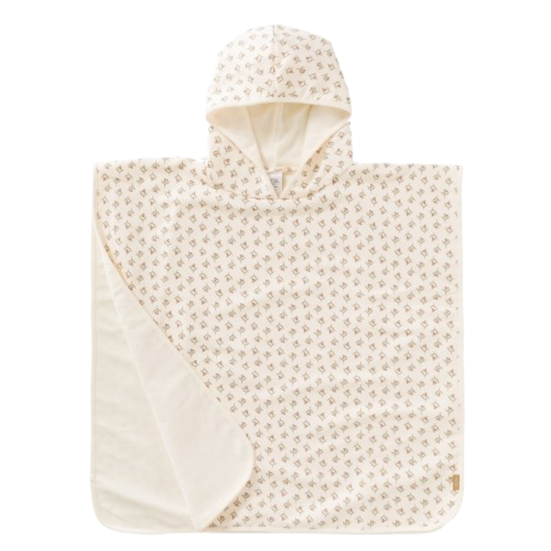 Fresk - Girl's Printed UV Swim Poncho - Olives