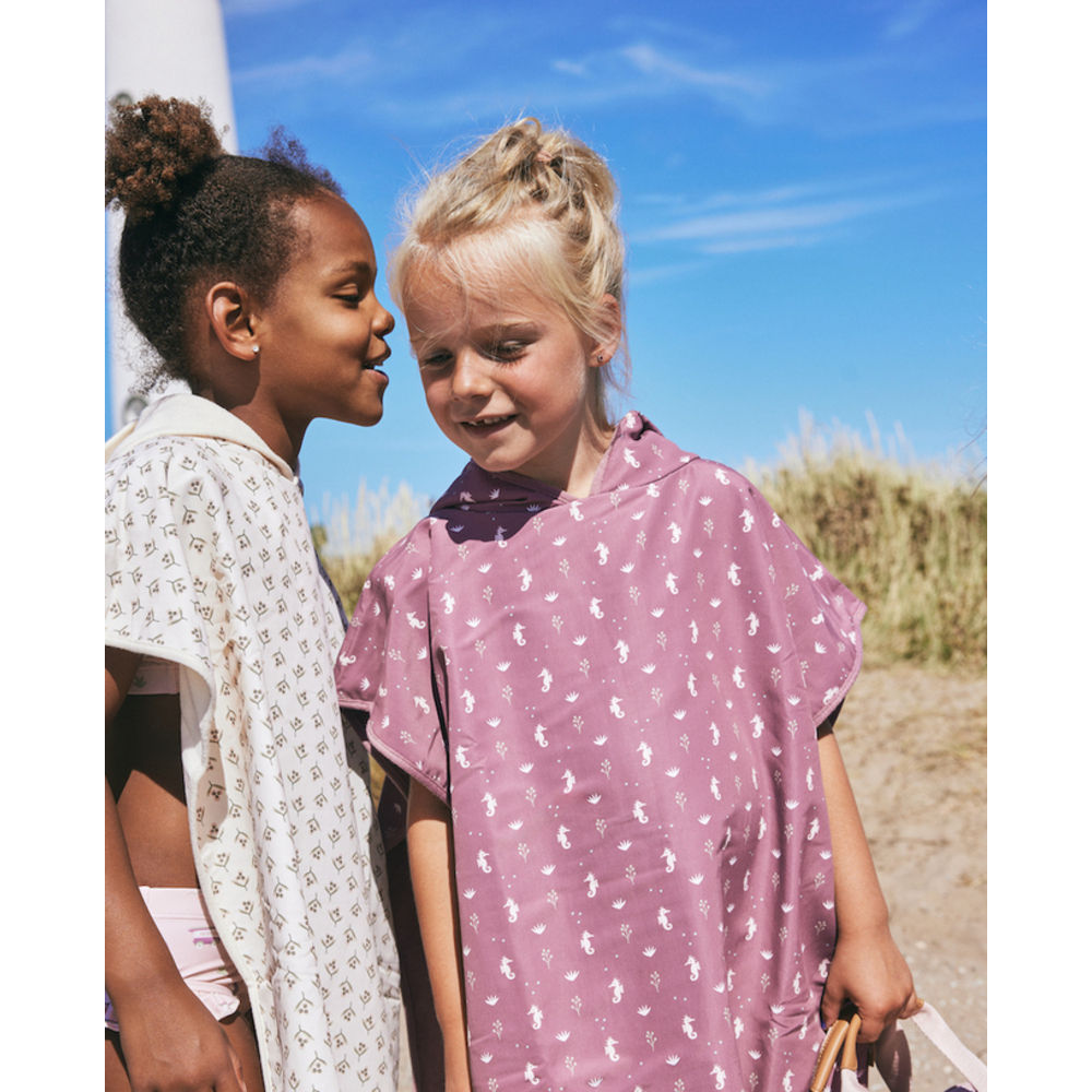 Fresk - Girl's Printed UV Swim Poncho - Olives