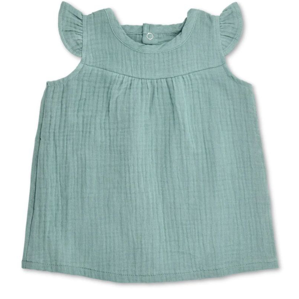 Apple Park - Muslin Dress - Teal