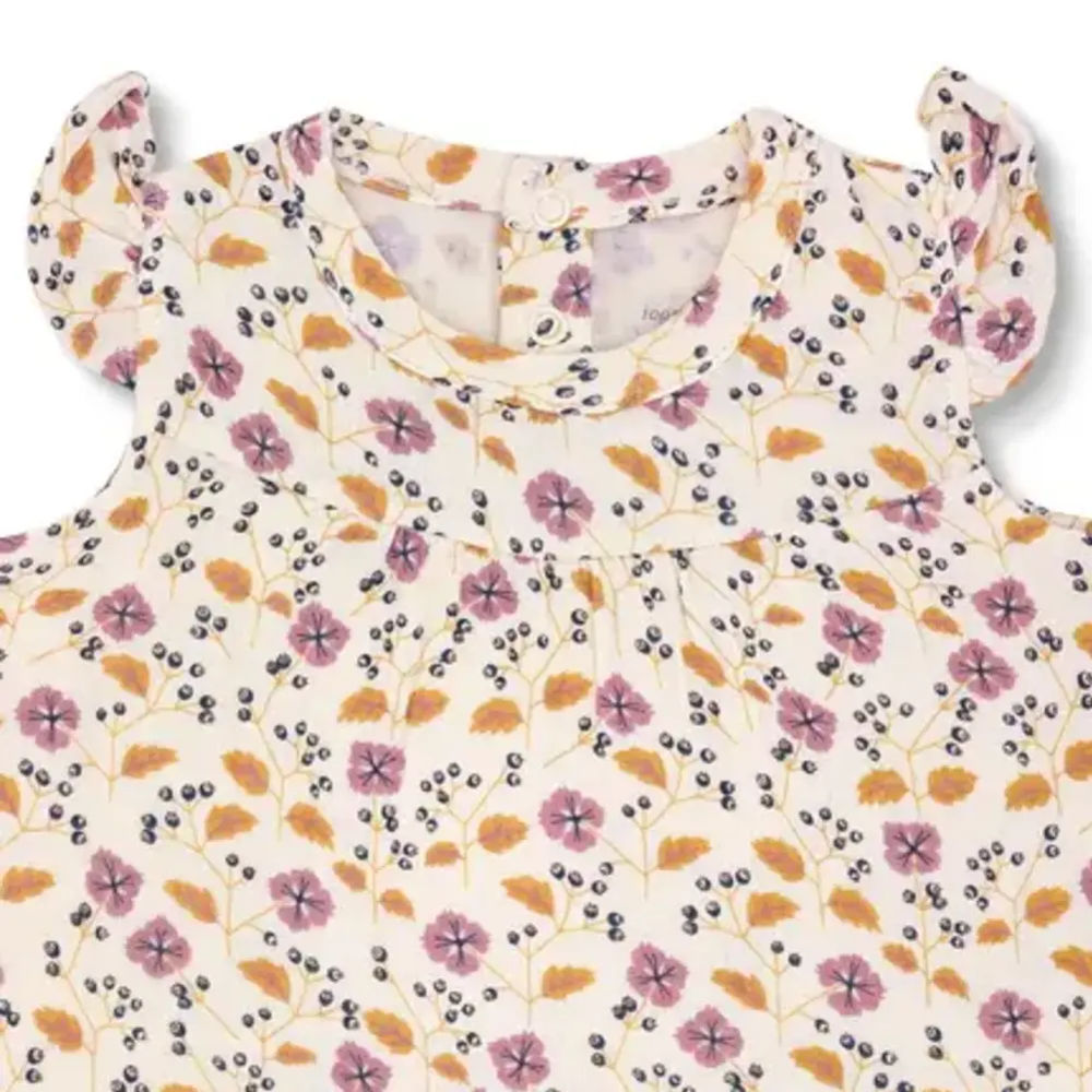 Apple Park - Muslin Dress - Pink Flower