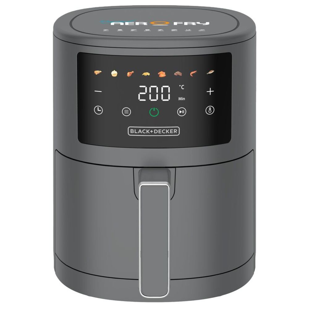 بلاك اند ديكر - قلاية هوائية رقمية 8 في 1 - أسود - 3.5 لتر - 1500 واط