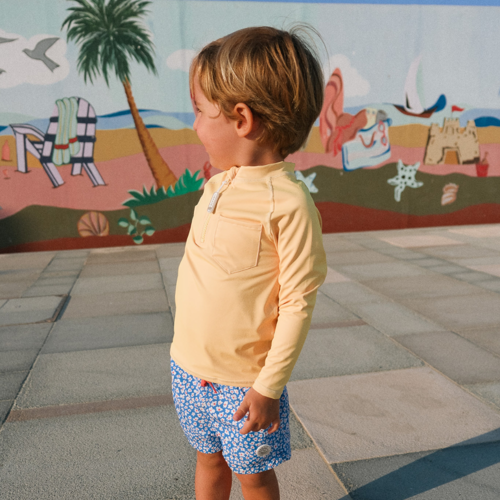 Badawii Beachwear - Boy's UV T-Shirt - Sunny Yellow