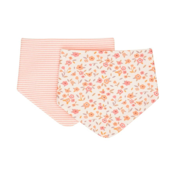 All4Ella - Reversible Bandana Bibs - Floral Bouquet - 2 Pcs