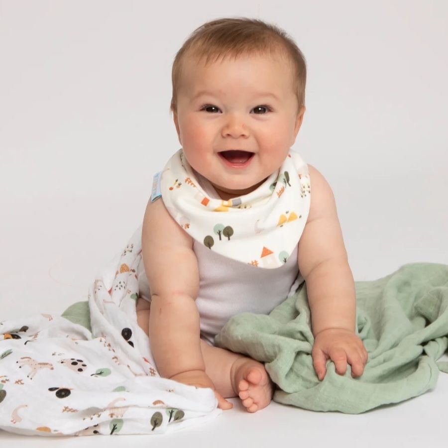 All4ella - Muslin Swaddle - Country Farm